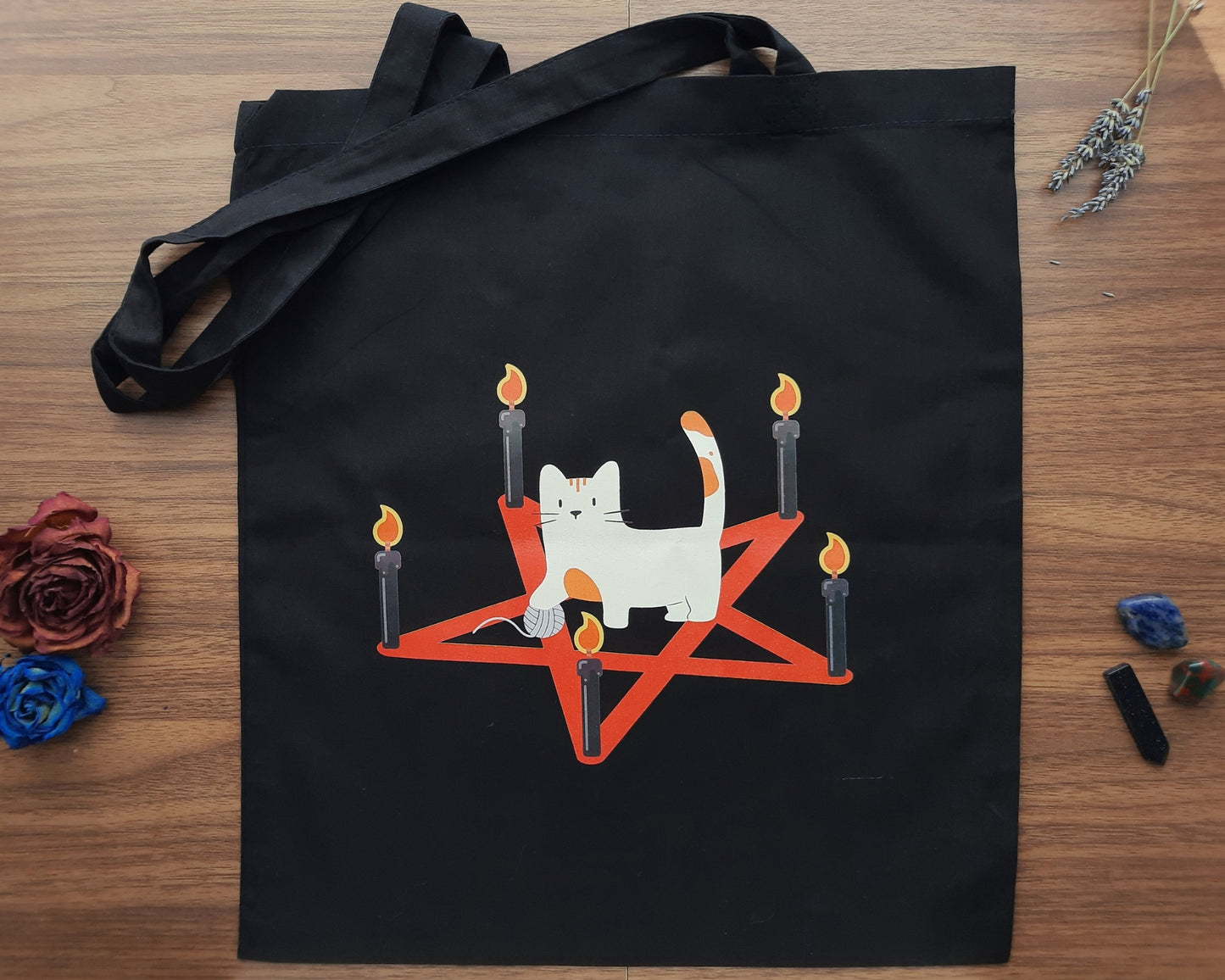 Devil's Kitty Tote Bag